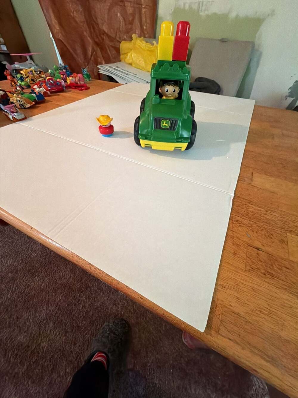Mega Bloks John Deere Build-a-Tractor with Farmer Figure
